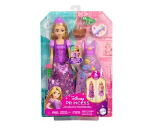 Disney Princess Кукла Рапунцел с 2 тоалета и 9 аксесоара