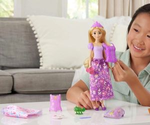 Disney Princess Кукла Рапунцел с 2 тоалета и 9 аксесоара