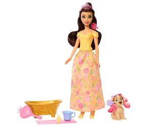 Disney Princess Кукла Бел с домашен любимец с промяна на цвета