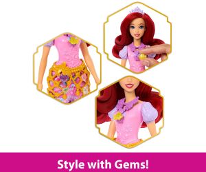 Disney Princess Кукла Комплект Jewel Reveals Ариел