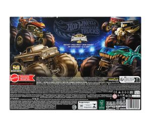 Hot Wheels Monster Trucks Комплект 5 бъгита (1:64) и 6 металки колички