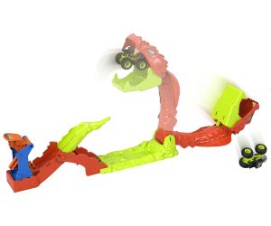 Hot Wheels Монстер Тракс Комплект със змийска каскада