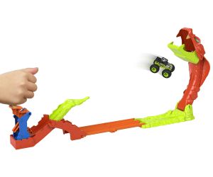 Hot Wheels Монстер Тракс Комплект със змийска каскада