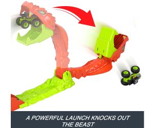 Hot Wheels Монстер Тракс Комплект със змийска каскада