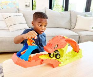 Hot Wheels Монстер Тракс Комплект със змийска каскада