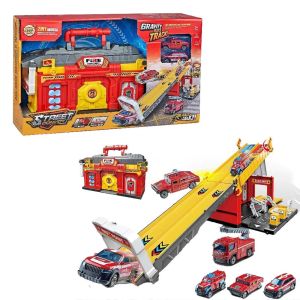 LToys Комплект куфар Писта пожарна с 2 коли