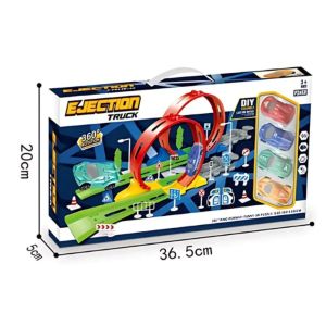 LToys Писта с двоен лупинг с 4 коли и изстрелвачка