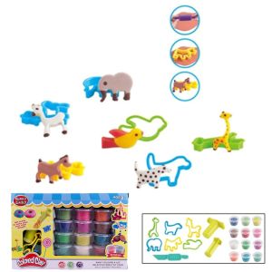LToys Пластилин 12 цвята 