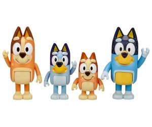 BLUEY Комплект 4 фигурки за игра, асортимент