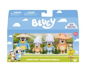 BLUEY Комплект 4 фигурки за игра, асортимент