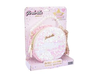 Nice Кръгла чанта тип клъч с цип Girabrilla glamour