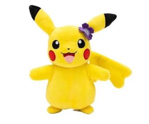 Pokemon Плюшена фигура Пикачу с цвете 20 см