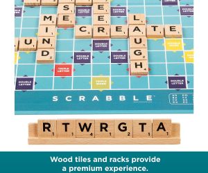 Scrabble Original Игра на български език 2в1 с дървени плочки