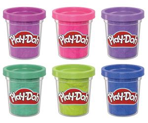 Play Doh Комплект от 6 блестящи цвята 