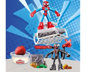 Play Doh Marvel Комплект с фигурки Капитан Америка, Спайдърмен и Черната пантера