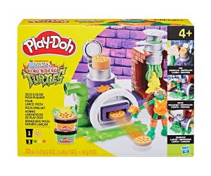 Play Doh Костенурките нинджа Комплект за пица с рязане и изстрелване