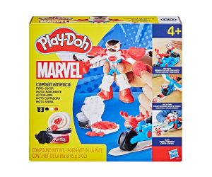 Play Doh Капитан Америка Мото-резачка