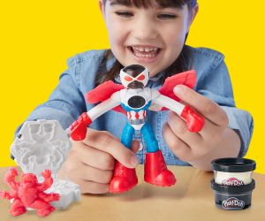 Play Doh Капитан Америка Мото-резачка