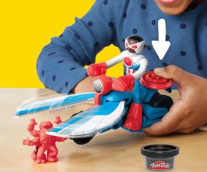 Play Doh Капитан Америка Мото-резачка