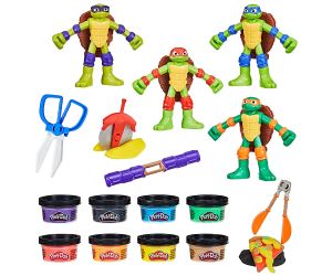 Play Doh Костенурките Нинджа Cowabunga форми с пластелин