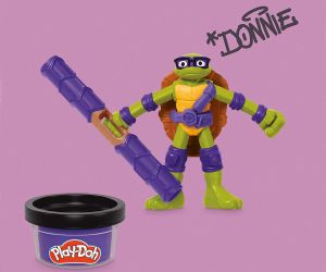 Play Doh Костенурките Нинджа Cowabunga форми с пластелин