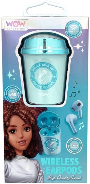  WOW Generation Детски слушалки Coffee Cup безжични асорт.