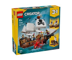 LEGO® Creator Емблематичен пиратски кораб 31387 