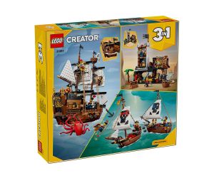 LEGO® Creator Емблематичен пиратски кораб 31387 