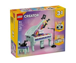 LEGO® Creator Пиано с котка и музикална украса 31392 