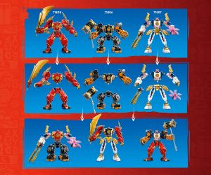 LEGO® NINJAGO® Елементният огнен робот на Кай 71808 