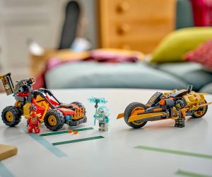 LEGO® NINJAGO Комбинирани превозни средства на Кай и Коул 71864 
