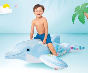 INTEX Надуваема играчка Делфин LIL' Dolphin Ride-on малък
