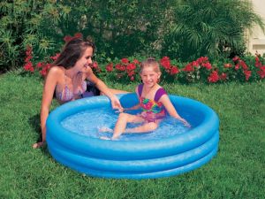 INTEX Детски надуваем басейн Crystal Blue Малък