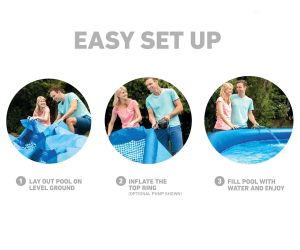 INTEX Надуваем басейн Easy Set, 305 х 76 см. с филтърна помпа