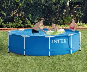 INTEX Сглобяем басейн Metal Frame с филтърна помпа, 305 х 76 см.