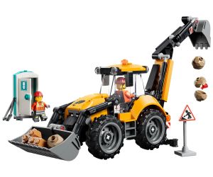 LEGO® City Жълт багер със задна лопата 60480 
