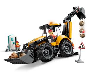LEGO® City Жълт багер със задна лопата 60480 