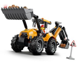LEGO® City Жълт багер със задна лопата 60480 