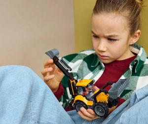 LEGO® City Жълт багер със задна лопата 60480 