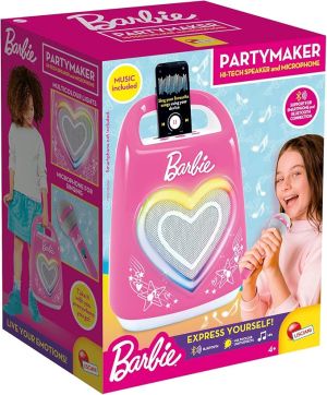 Lisciani Караоке Комплект Bluetooth говорител с микрофон Barbie