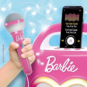 Lisciani Караоке Комплект Bluetooth говорител с микрофон Barbie