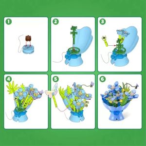 Zuru MAX Конструктор Букет Цветя Flowers 158ч. С LED светлини