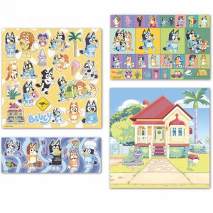 Totum Комплект стикери 4 части Bluey