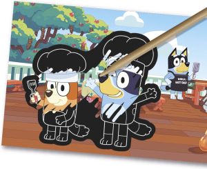 Totum Творчески комплект Скречбук Bluey