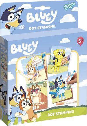 Totum Творчески комплект Щамповане с точки Bluey