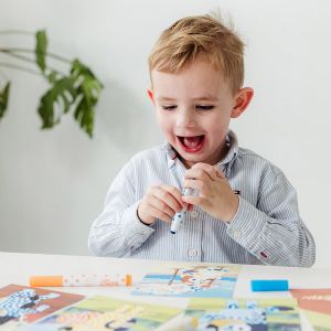 Totum Творчески комплект Щамповане с точки Bluey