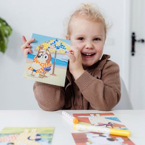 Totum Творчески комплект Щамповане с точки Bluey