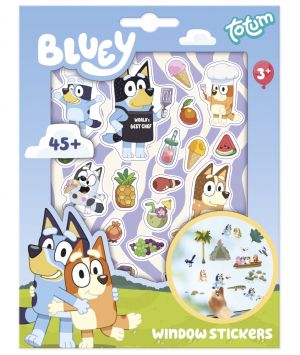 Totum Стикери за стъкло 45 броя Bluey