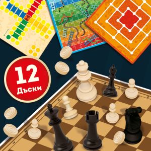  Lisciani Ludoteca Комплект настолни игри Колекция от 100+ класически игри