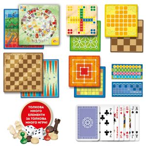  Lisciani Ludoteca Комплект настолни игри Колекция от 100+ класически игри